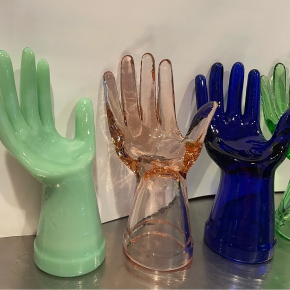 COPY - Jadeite Green Glass ring tree - Picture 5 of 10